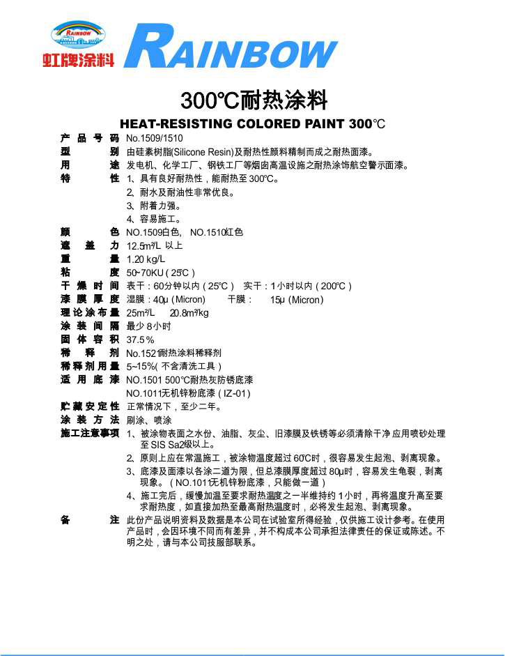 300℃耐热涂料