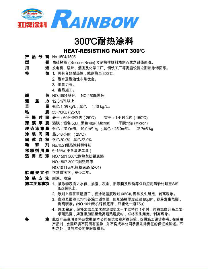 300℃耐热涂料