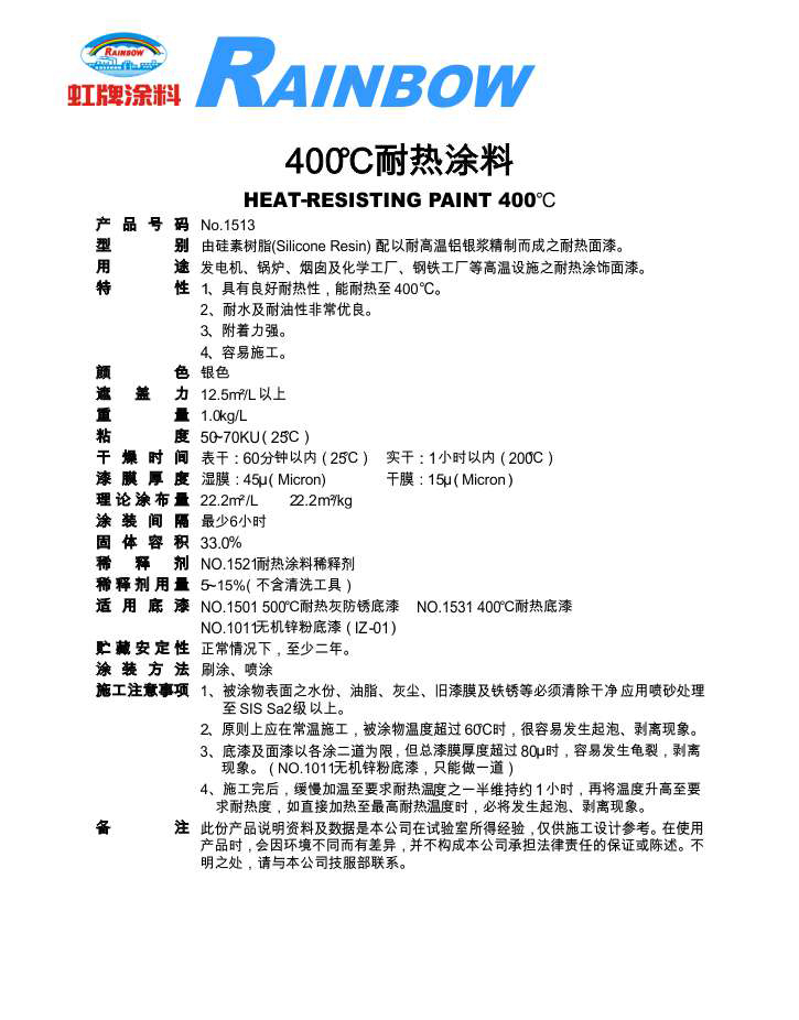 400℃耐热涂料